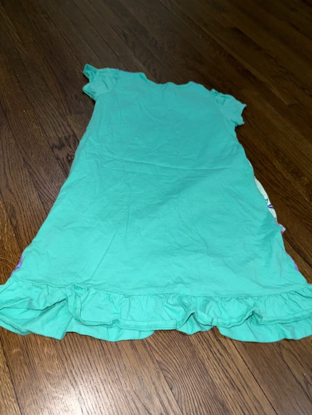 Disney Mirabel Girls Nightgown - Teal, Purple & Blue Floral - Picture 2 of 2